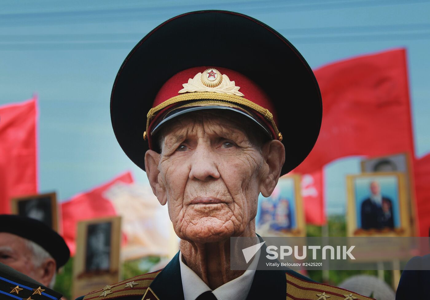Victory Day celebrations in Lugansk