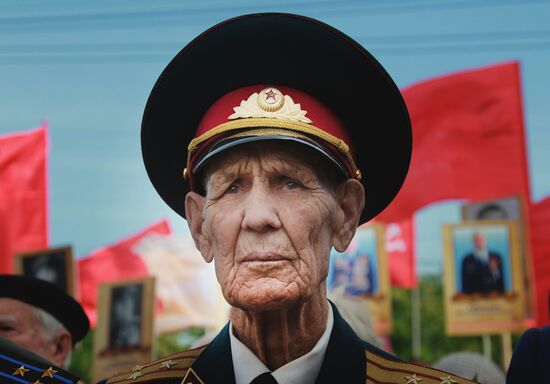 Victory Day celebrations in Lugansk