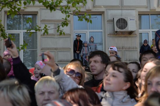Victory Day parade in Russian regions