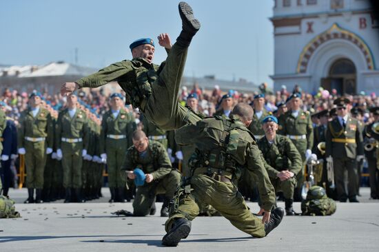 Victory Day parade in Russian regions