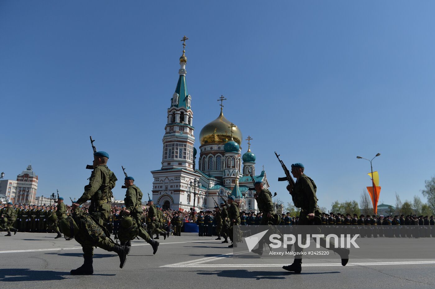 Victory Day parade in Russian regions