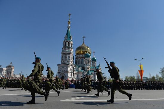 Victory Day parade in Russian regions