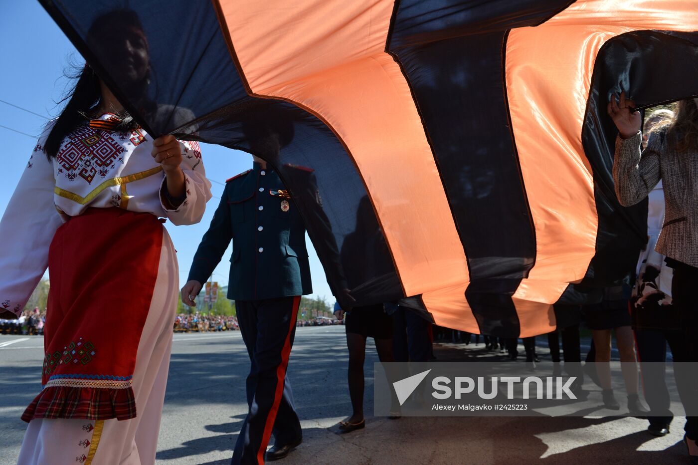 Victory Day parade in Russian regions