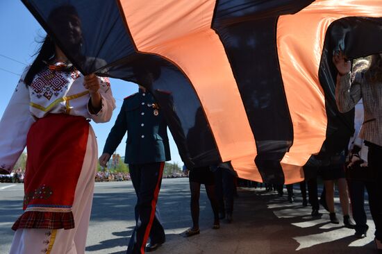 Victory Day parade in Russian regions