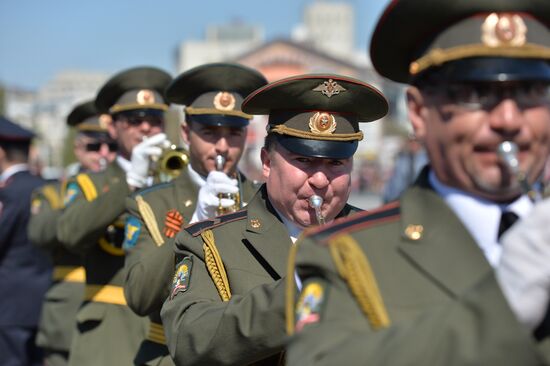 Victory Day parade in Russian regions