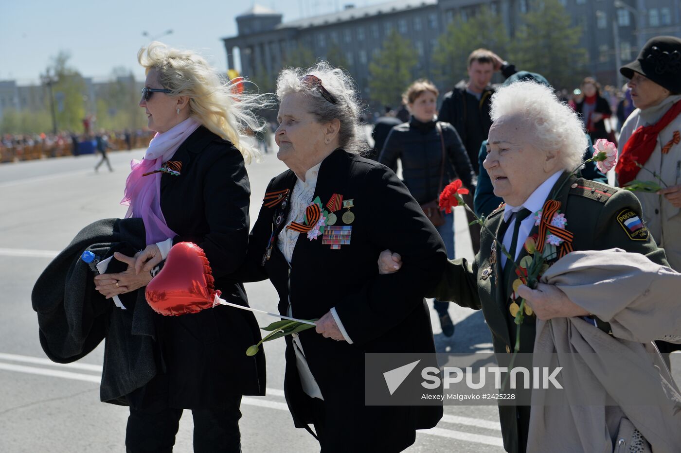 Victory Day celebrations across Russian regions