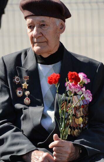 War veterans meet on Victory Day at Gorky Park