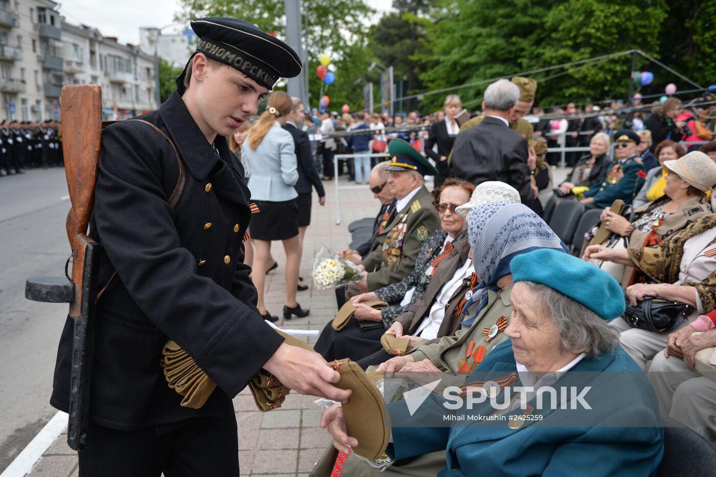 Victory Day parade in Russian regions