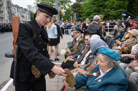 Victory Day parade in Russian regions