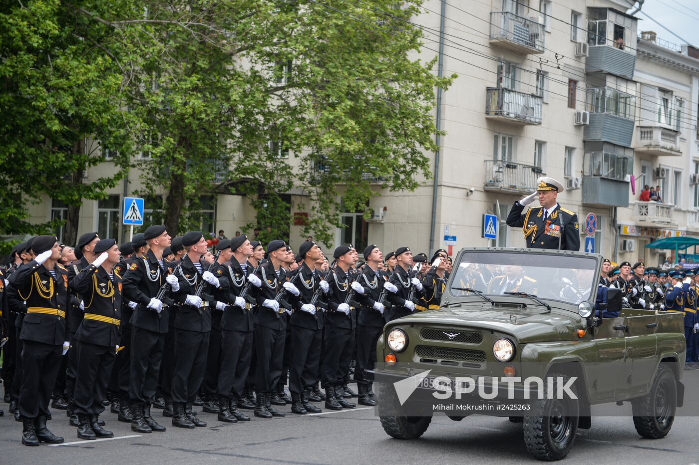 Victory Day parade in Russian regions
