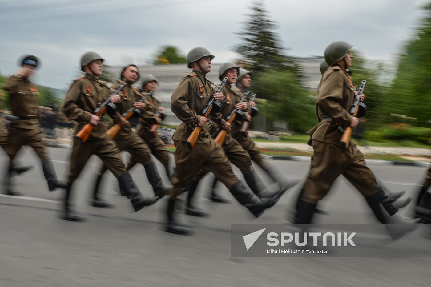 Victory Day parade in Russian regions