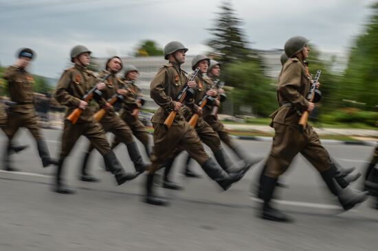 Victory Day parade in Russian regions
