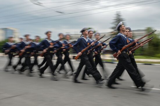 Victory Day parade in Russian regions