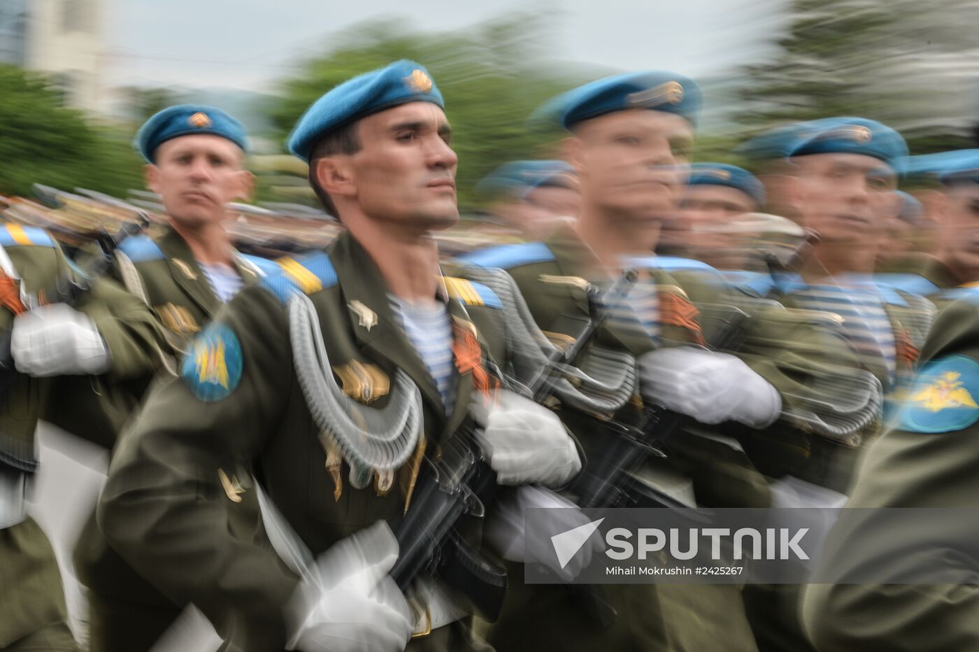 Victory Day parade in Russian regions
