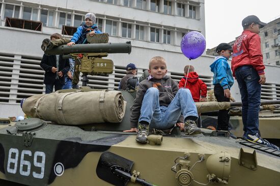 Victory Day parade in Russian regions