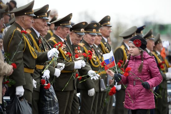 Victory Day parade in Russian regions