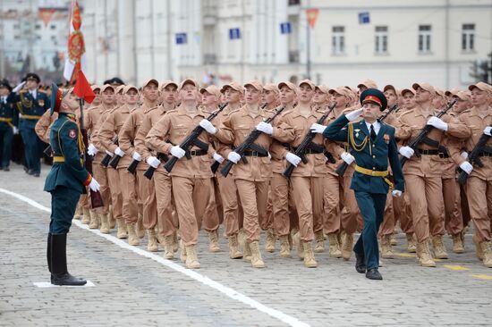 Victory Day parade in Russian regions