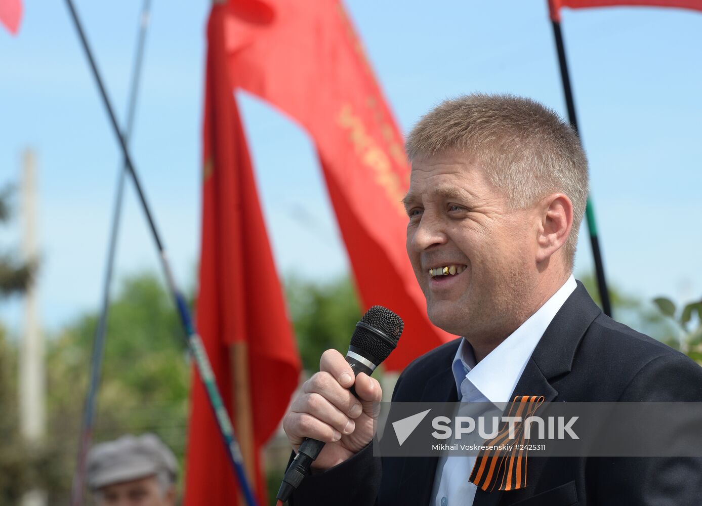 Victory Day celebrations in Slavyansk