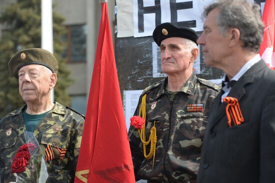 Victory Day celebrations in Slavyansk
