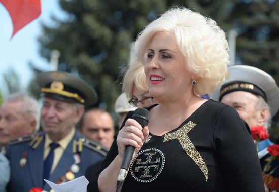 Victory Day celebrations in Slaviansk