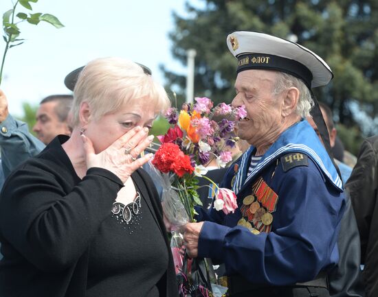 Victory Day celebrations in Slavyansk