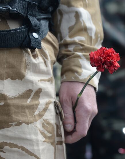 Victory Day celebrations in Slavyansk