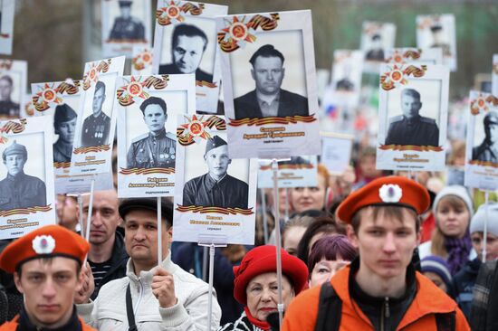 Victory Day parade in Russian regions