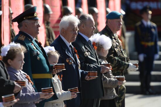 Victory Day parade in Russian regions