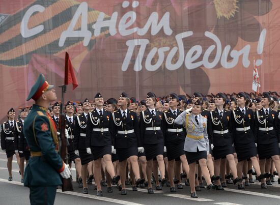 Victory Day parade in Russian regions