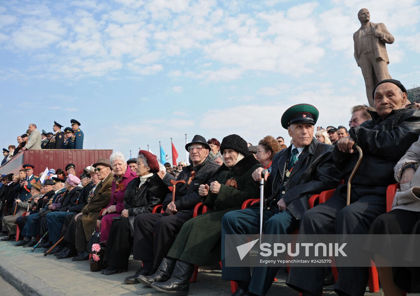 Victory Day parade in Russian regions