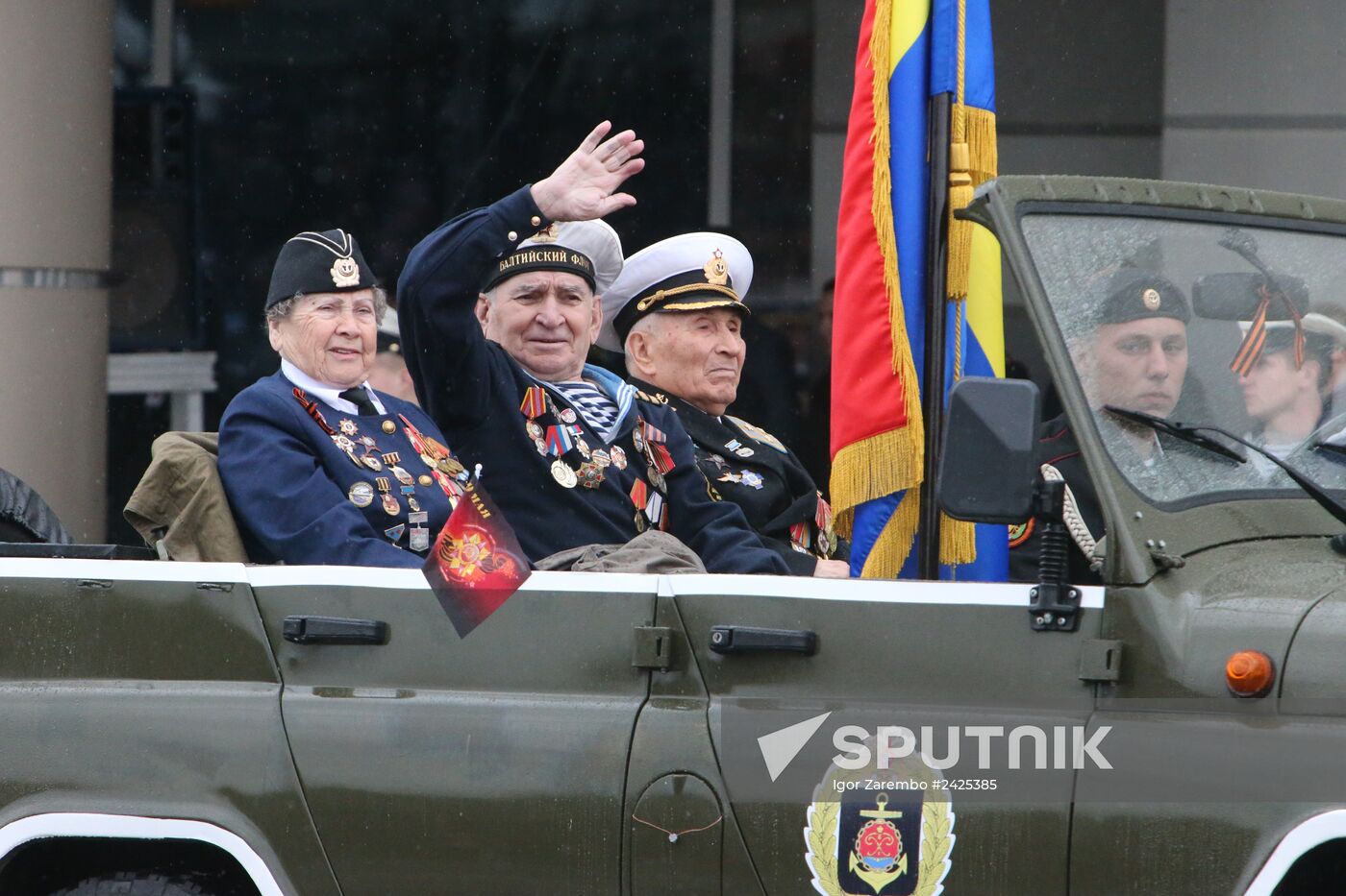 Victory Day parade in Russian regions