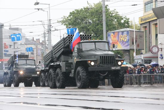 Victory Day parade in Russian regions