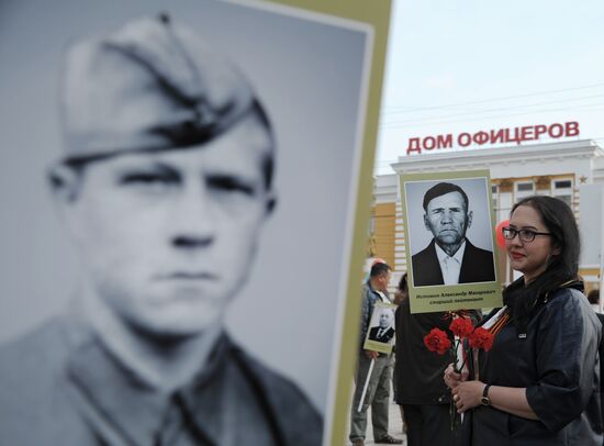 Victory Day parade in Russian regions