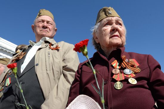 Victory Day parade in Russian regions
