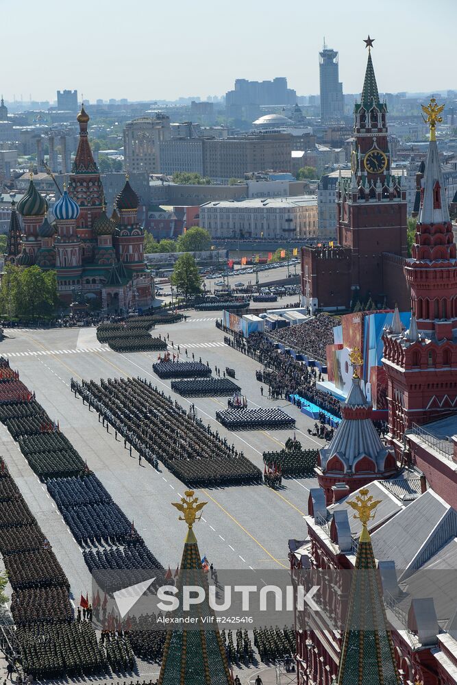 Parade on 69th anniversary of victory in Great Patriotic War