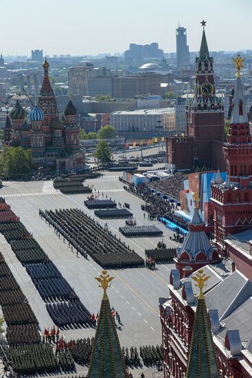 Parade on 69th anniversary of victory in Great Patriotic War