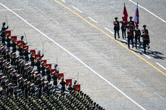 Military parade marking 69th anniversary of victory in the Great Patriotic War