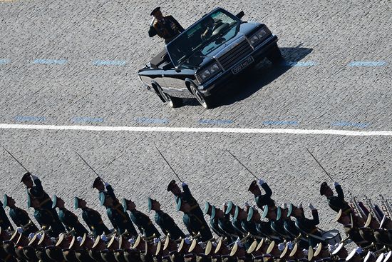 Military parade marking 69th anniversary of victory in the Great Patriotic War