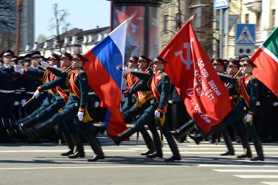 Victory Day parade in Russian regions