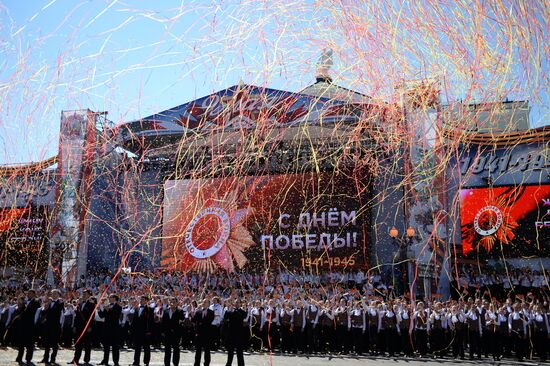Victory Day parade in Russian regions
