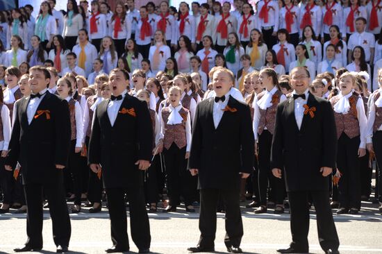 Victory Day parade in Russian regions