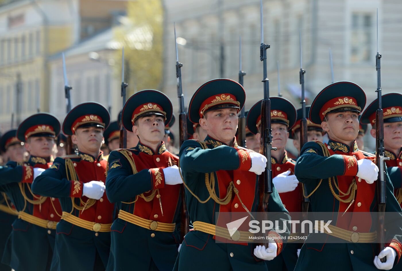 Victory Day parade in Russian regions