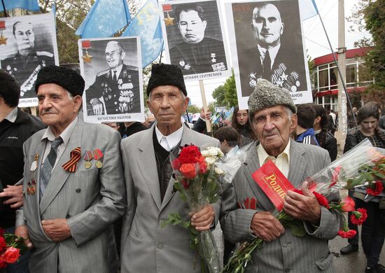 Victory Day parade in Russian regions