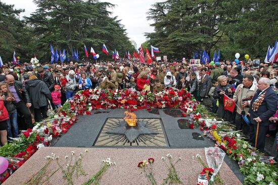 Victory Day parade in Russian regions