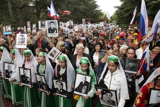 Victory Day parade in Russian regions