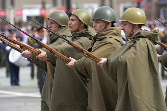 Victory Day parade in Russian regions