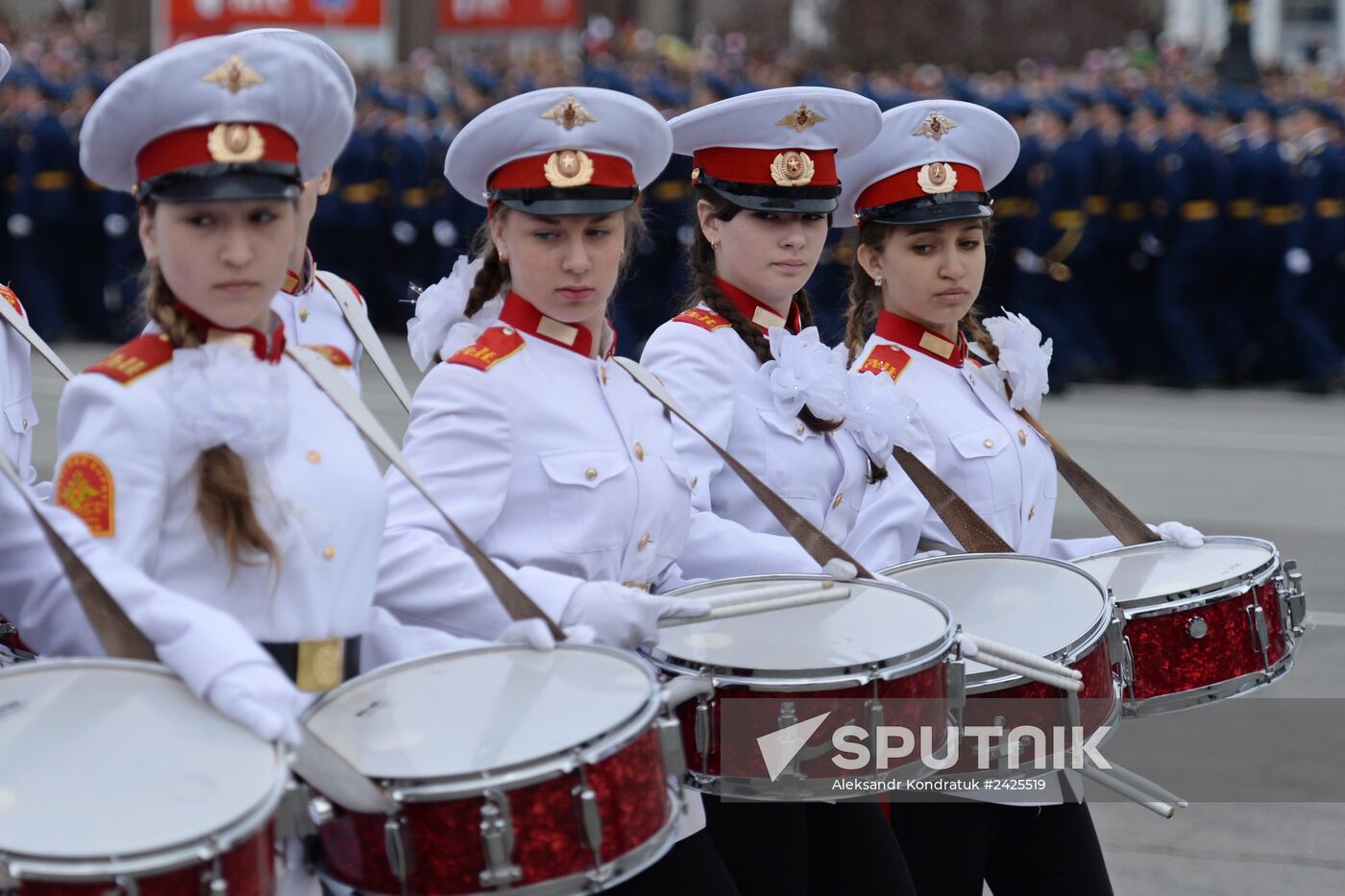 Victory Day parade in Russian regions