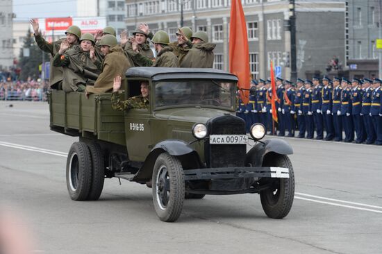 Victory Day parade in Russian regions