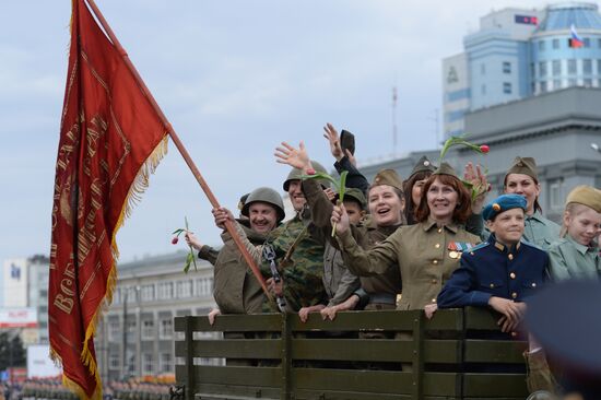 Victory Day parade in Russian regions