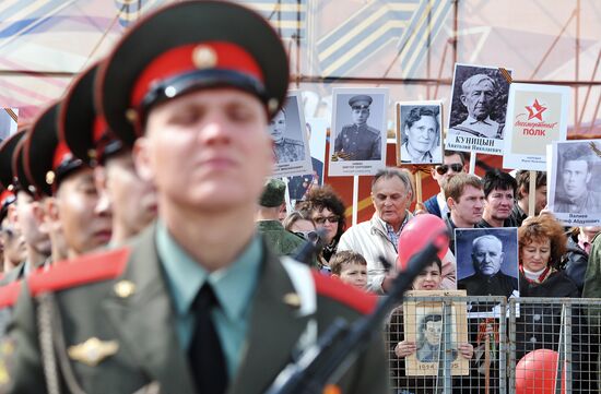 Victory Day Parade in Russian regions